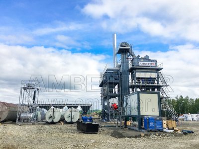 LB1000 asphalt plant （80t / h）, Tynda, Russia, 2019